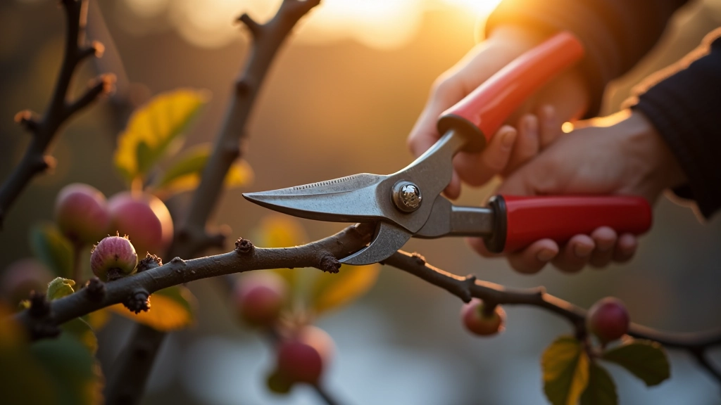 Seasonal pruning calendar overview