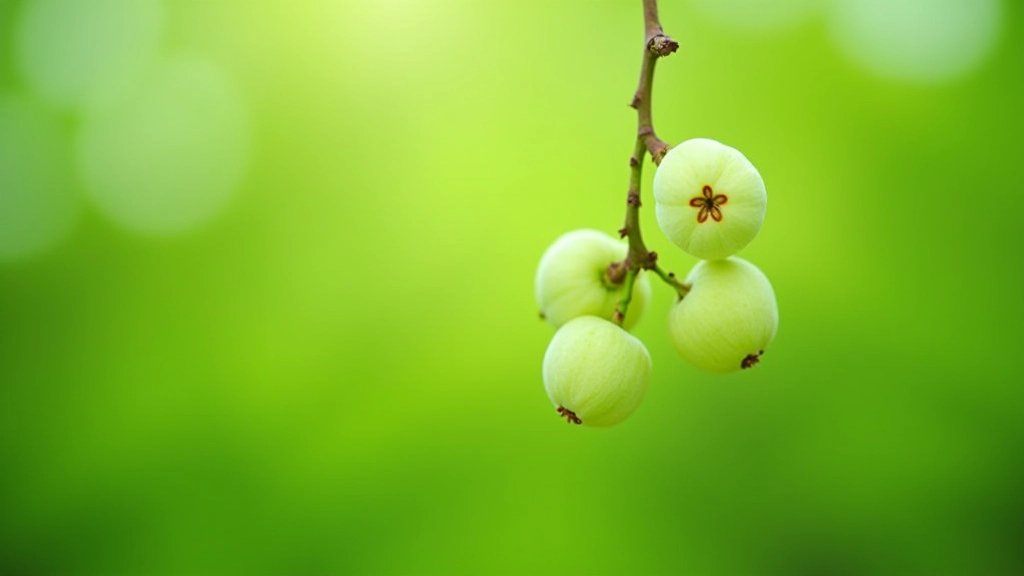 Young fruit tree with new spring growth showing new leaves and flower clusters developing